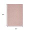 Edge Collections - 5' x 7' - Red - Inviting Power Loom Area Rug - 1 Piece